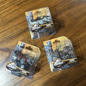 Set of 3 Jurassic World Zoom Riders New in Package